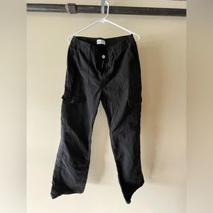 Like new Zara black cargos//size M